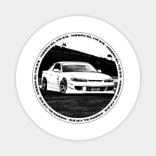 NISSAN SILVIA S15 Black 'N White 4 Magnet